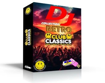 Retro Club Classics - The Classic Collection (Rare Find) From The Dj Collection. Over 1800 Tracks 320kbps MP3s USB Edition