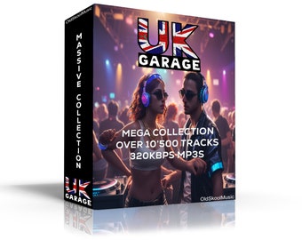 UK Garage & 2 Step Collection (Megapack Edition) Riesige Sammlung! Über 10.500 MP3s in voller Länge