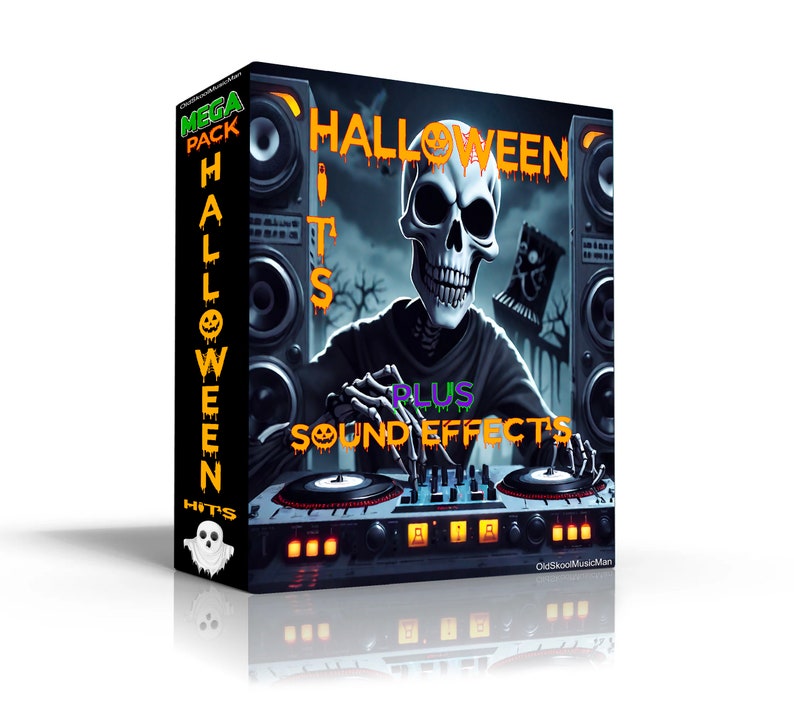 Halloween Megapack Over 800 Tracks & Sounds Full-Length Tracks Dj Friendly MP3 Format 320kbps Digital Download Grab It Now image 1