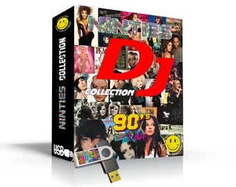 1990’s Pop & Charts Music  - (USB Edition)  Dj Collection - Over 1500 Awesome Tracks - 320kbps MP3 Format