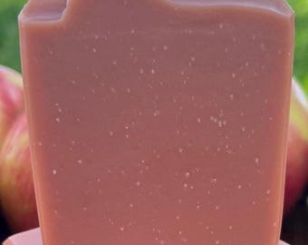 Apple Cider Scented Vegan Soap: Handmade Shea Butter Bar