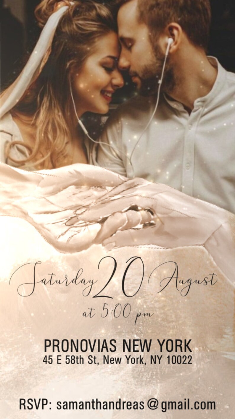 Digital Invite, Digital Save Date, Invitation Digital, Smartphone Invite, Electronic Invite, Save The Date Ecard, Save Date Digital, Digital Invitation, Electronic Save Date, save date electronic, save date with photo, minimalist save date