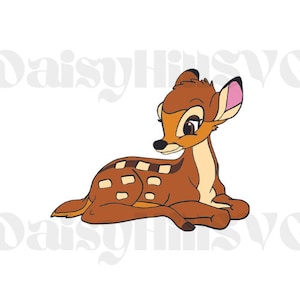 Bambi Sitting SVG, PNG, JPEG - Etsy