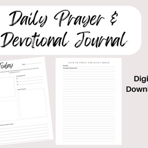 Just Today: Daily Prayer Devotional Journal Etsy