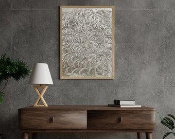 Wabi Sabi Abstract Art Print, Japandi Style (Digital Download)
