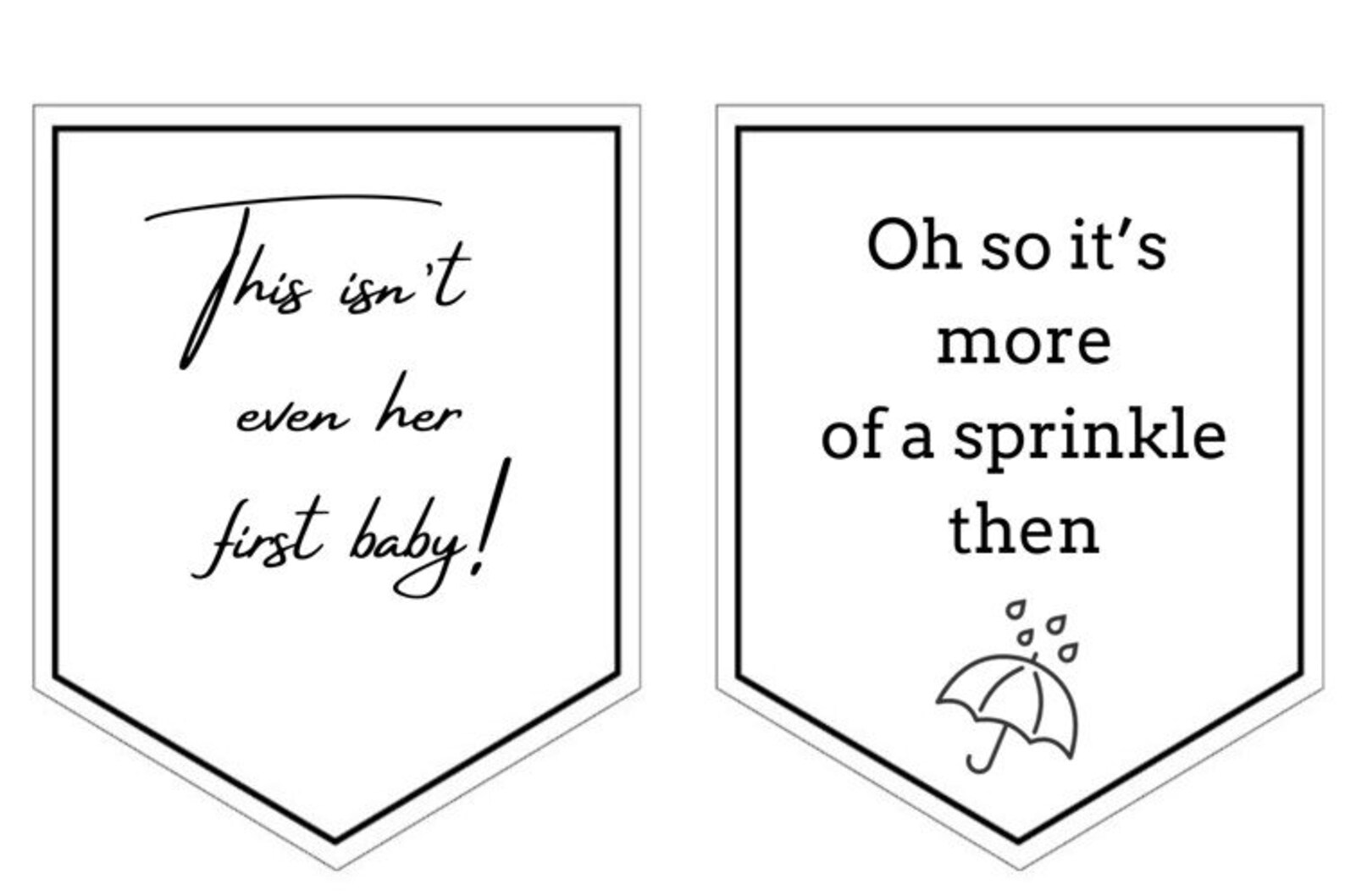 Schitt's Creek Baby Shower/sprinkle Bunting Etsy