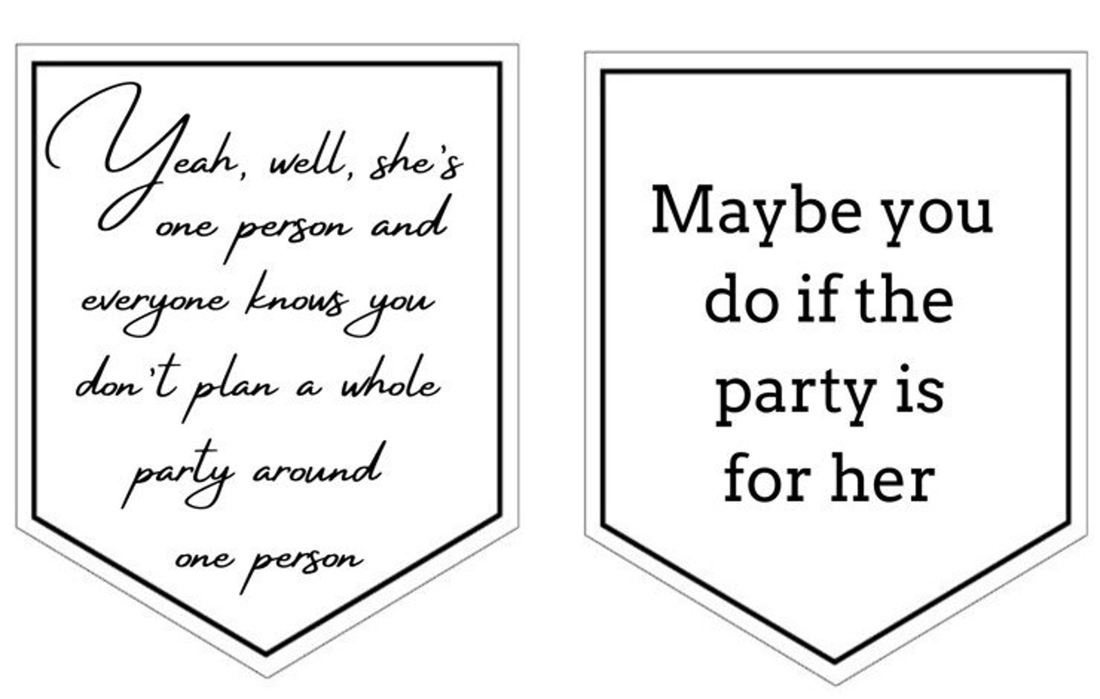 Schitt's Creek Baby Shower/sprinkle Bunting Etsy UK