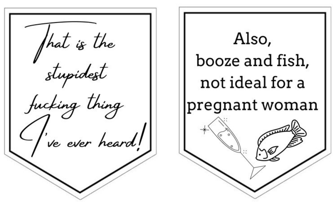 Schitt's Creek Baby Shower/sprinkle Bunting Etsy