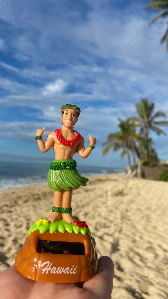 Hawaii Hula Doll Geschenk Solar tanzen Hula Guy Shaka Hände