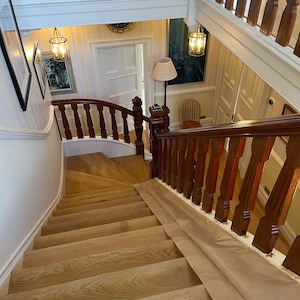 Picture of Custom Staircase Renovation | Bespoke Wood Finishing & French Polishing ...