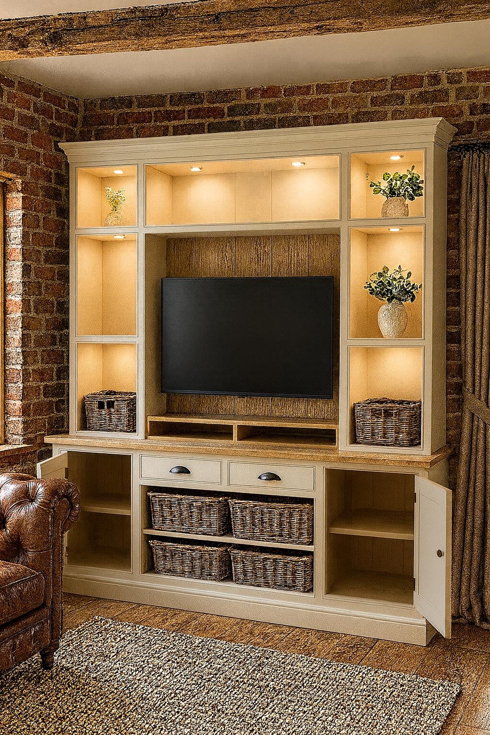 Bespoke Media Wall Units (made to Measure) - Etsy UK