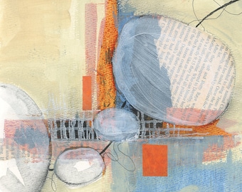 Original Abstract Painting: "Floss"