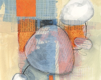 Original Abstract Painting: "Filament"