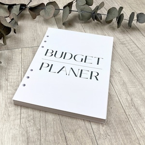 Budget Planer NEU | 154 Seiten | viel Platz | 120g Papier | 6-fach Lochung | für A5 Binder| Schulden, Vermögen,Sinking Funds,Wochenabschluss