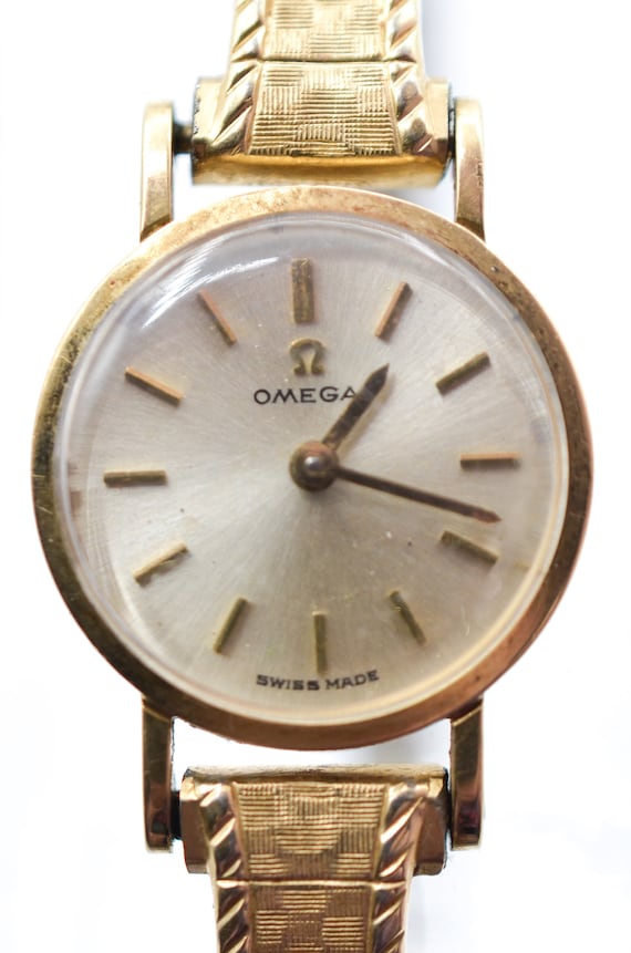 14k Gold Omega Watch - Vintage Ladies Cocktail Wat