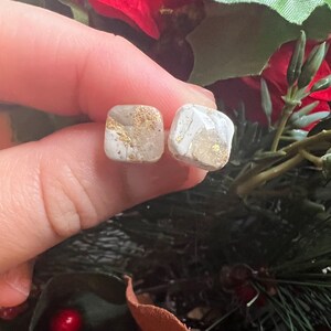 Neutral Stone-Inspired Studs - different varieties