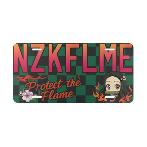 Demon Custom Vanity Plate, Personalized Car Tag, Unique License Plate Decor, Funky Vehicle Charm, Custom Funny Auto Accessory
