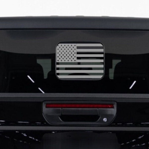 American Flag Decal  Fits Jeep Gladiator Rear Window