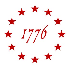 1776 Military Stars Decals Patriotic Car Stickers. Sizes Available. - Etsy