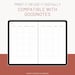 Monthly Planner Two Page Spread, Instant Download, Printable Monthly ...