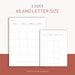 Monthly Planner Two Page Spread, Instant Download, Printable Monthly ...