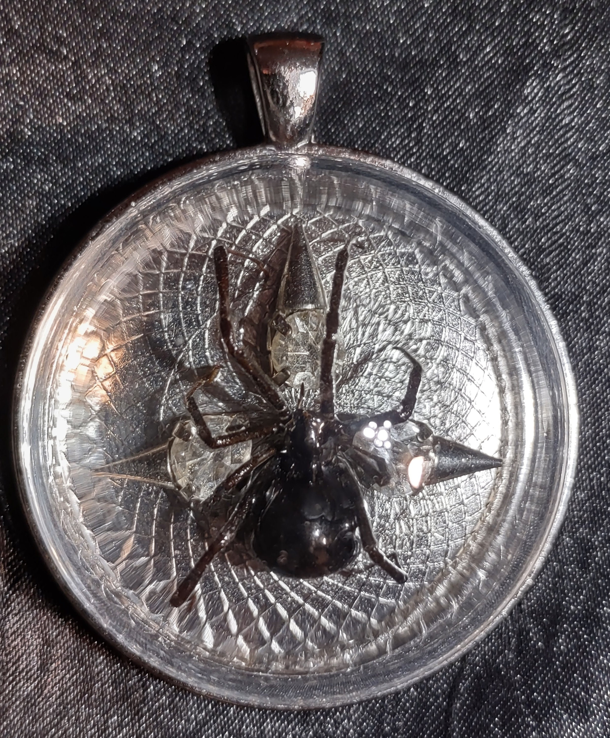 Black widow clearance spider necklace