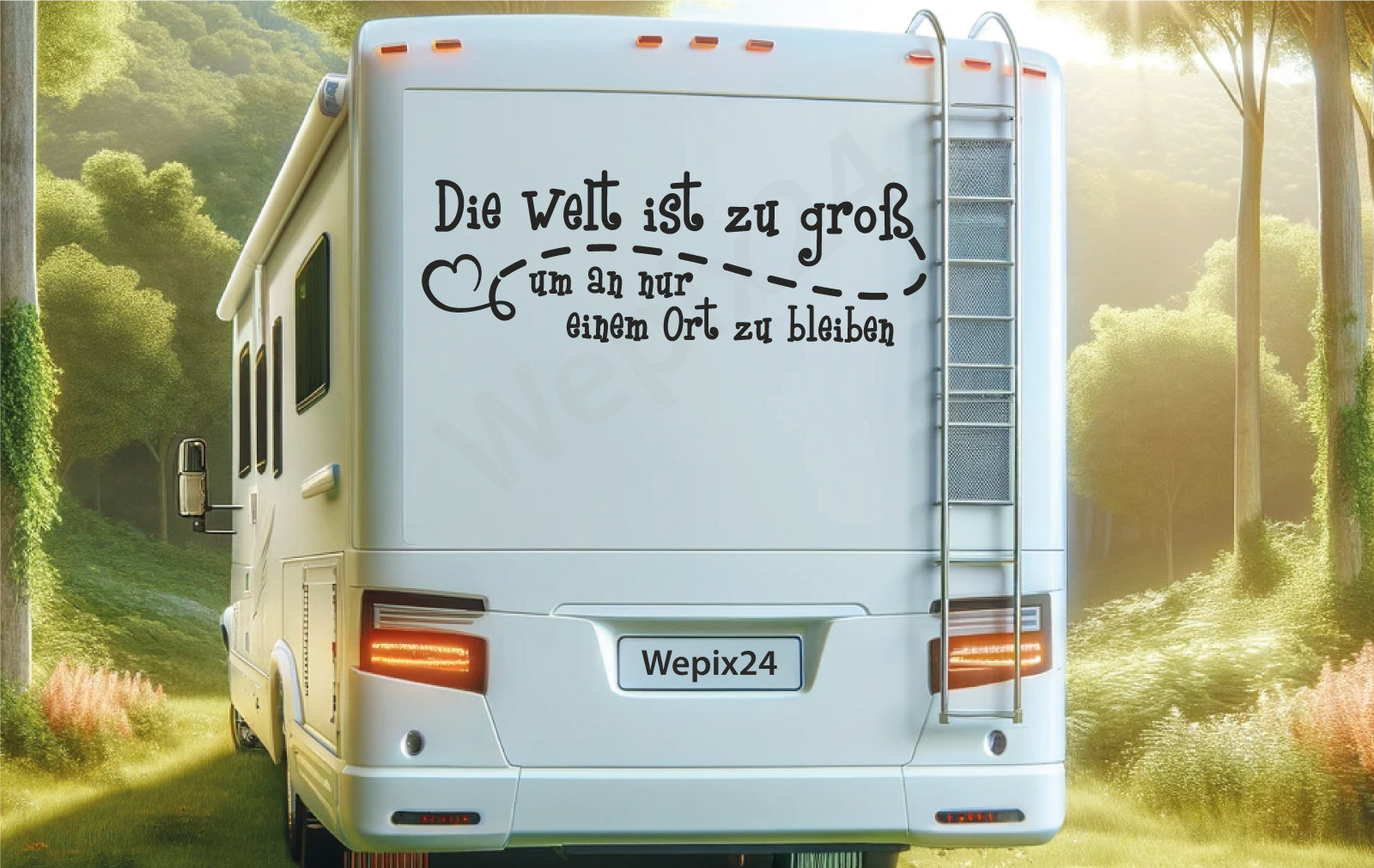 Schöne Wohnmobil Aufkleber Sprüche Bild