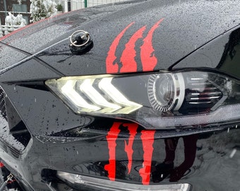 Car Tuning Sticker - Raptor Monster Claws |