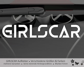 GIRLSCAR - car sticker tuning - car girl, tuner, girl, woman, girl | gift ideas for gift | great gifts