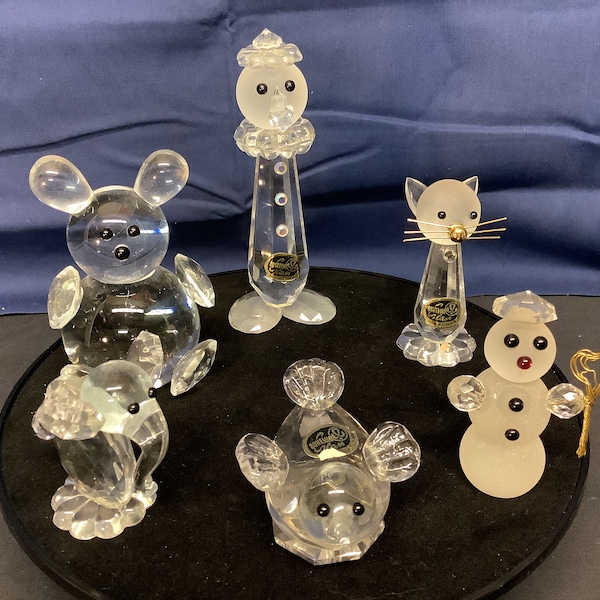 Crystal Figurines Etsy