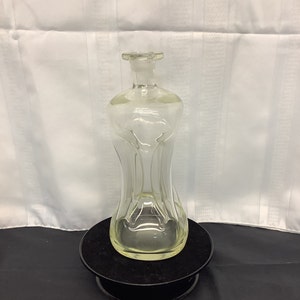 Vintage Holmegaard Pinched Glass Art Decanter-“kluk  kluk” by Jacob Bang-No Stopper