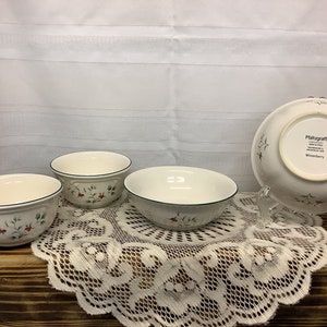 Pfaltzgraff Winterberry Cereal Bowls and Dessert Bowls. Choice Cereal or Dessert Bowls - Set of 2. Vintage