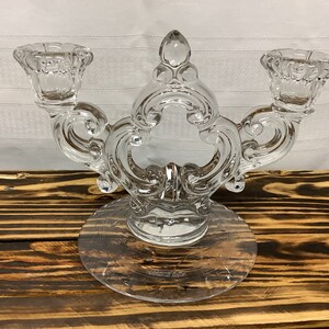 Vintage Keyhole 2 Wick Candle Holder. Decorative Keyhole Candlestick-Bridal Shower or Wedding Table Candleholder.