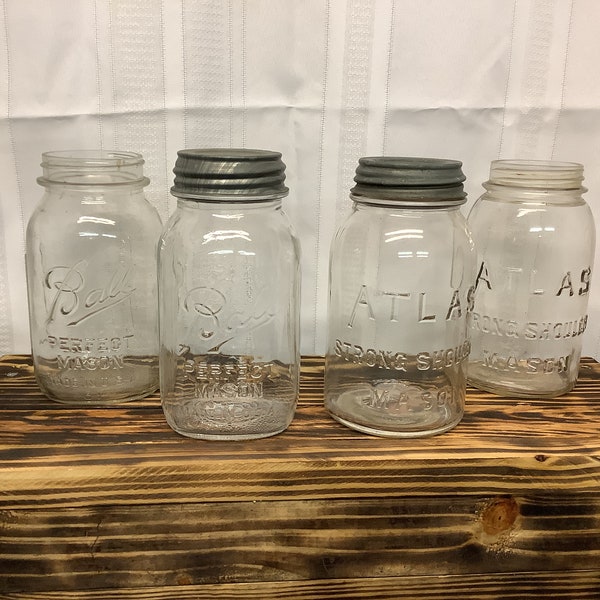 Quart Mason Jars Etsy