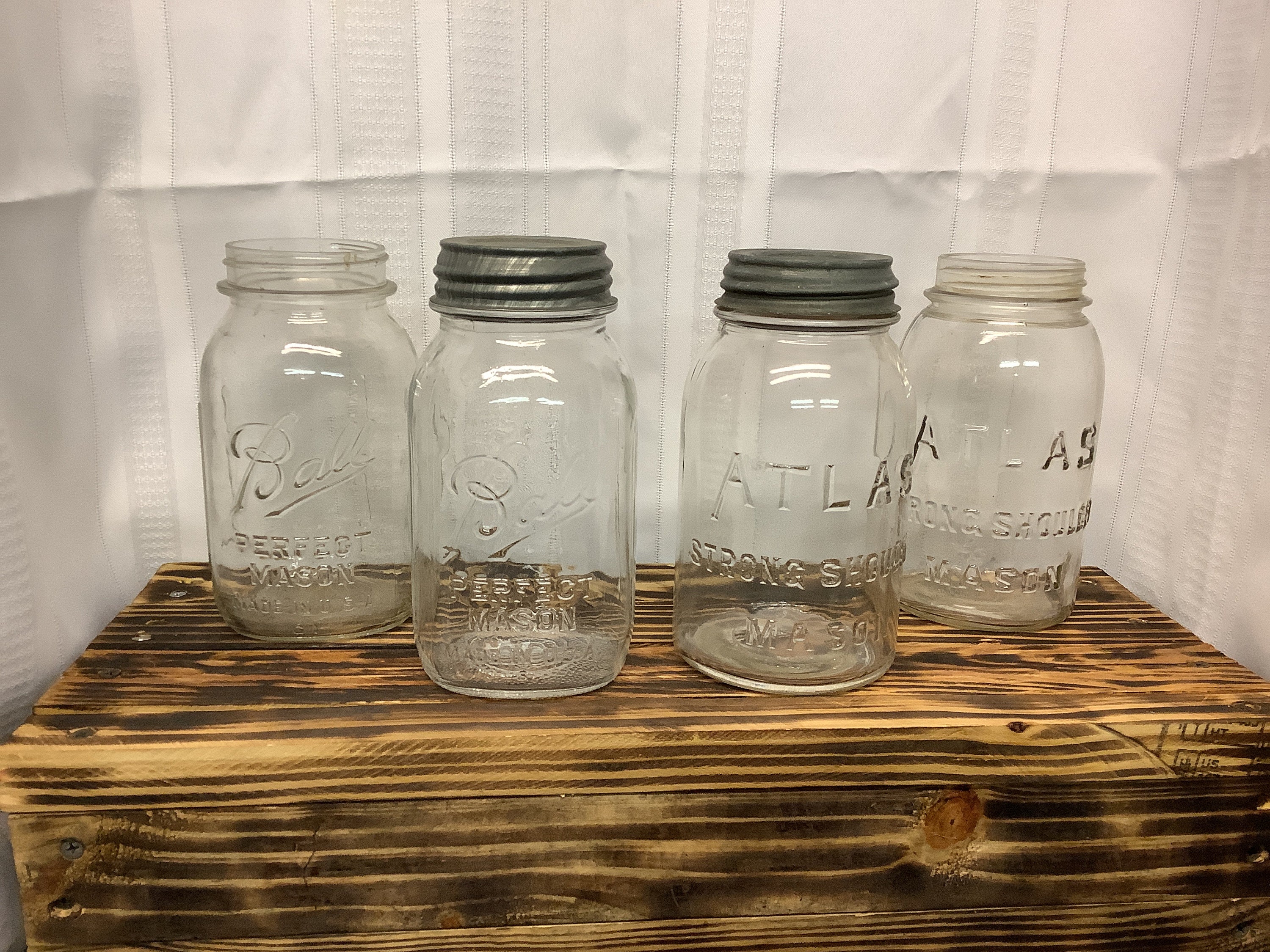 Vintage 2 Qt Mason Jar - Etsy