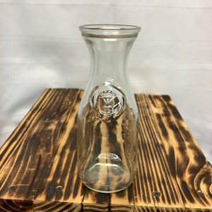 Vintage Glass Milk Bottle