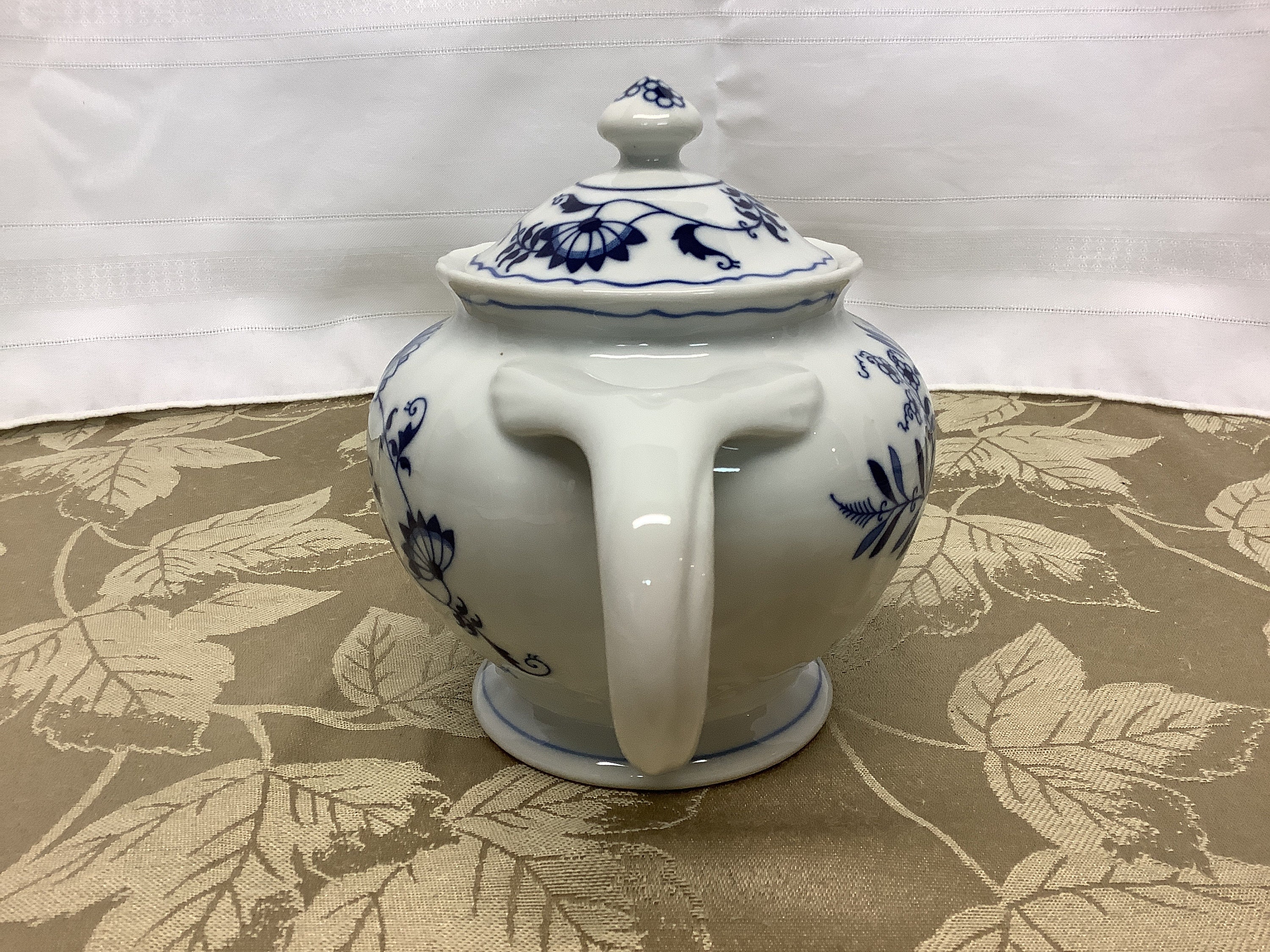 Vintage Blue Danube Blue Onion Teapotfull Size Etsy