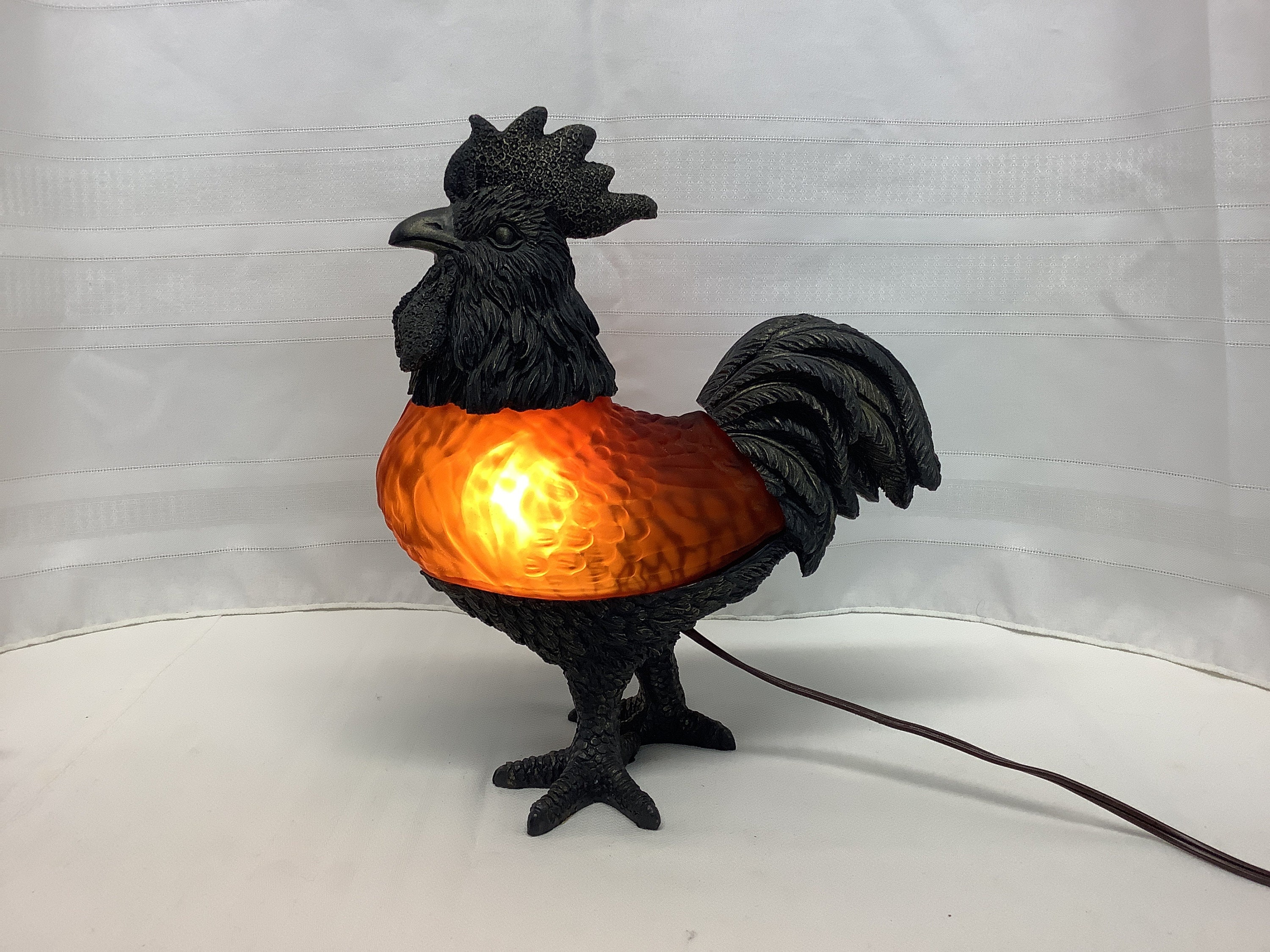 Insignificante doloroso Incorrecto Vintage Glass Rooster Lamp Nightlight-Farmhouse Home Accent - Etsy España Insignificante doloroso Incorrecto Vintage Glass Rooster Lamp Nightlight-Farmhouse Home Accent - Etsy España