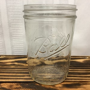 Vintage Ball Embossed Fruit Design Choice Quart or Pint Canning Jar Each-Farmhouse Decor-Country Kitchen