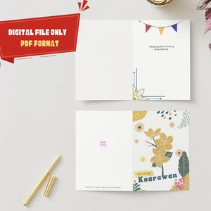 Filipino Birthday Greeting Card | Maligayang Karawan | Digital File | Tagalog Greeting Card | Pinay Pride | PDF Format | Mabuhay Card|