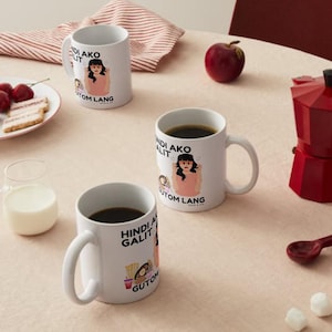 Hindi ako galit filipino mug, pinay, pinoy, filipina, souvenir, gift ideas, philippines, funny, mabuhay, pandesal, coffee mug