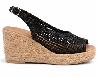 Kilespadrillsandaler Dam 8 cm Klack 1303