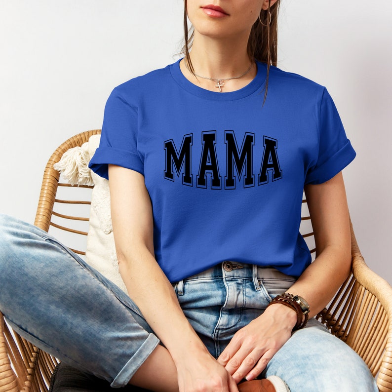 MAMA Shirt, Personalized Mama Est Sweatshirt, Mom Life Shirt, Custom ...