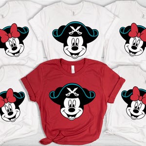 Mickey and Minnie Mouse Cruise Captain Shirt, Disney Cruise Trip T-shirt, Disney Summer Vacation Shirt, Family Disney Trip 2024