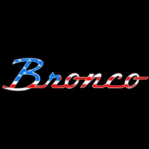 Bronco script American flag digital print instant download svg