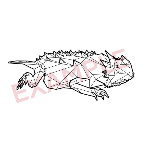 Abstract Horny Toad digital download