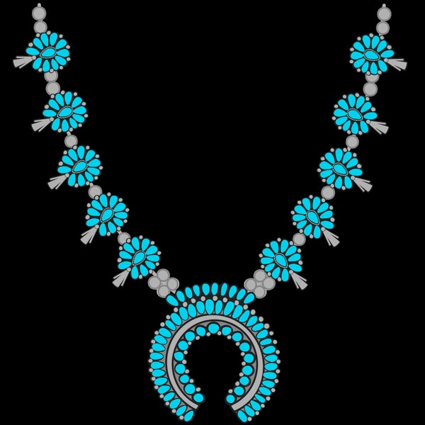 Squash Blossom Necklace Etsy