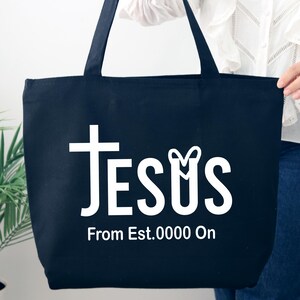 Jesus Tote Bag, Christian Tote Bag, Catholic Religious Gifts, Jesus Lover Gift
