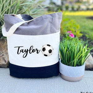 Personalized Football Tote Bag, Football Mom Tote Bag, Gift for Coaches, Football Mom Tote, Football Tote Bag, Canvas Tote Bag