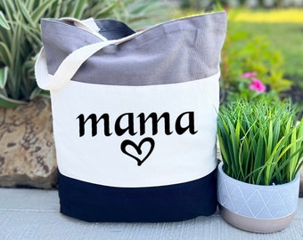 Mothers Day Bag, Mama Tote Bag, Mothers Day Gift, Birthday Gift For Mom, Shoulder Bag, Christmas Gift For Mom, Casual Bag, Best Mom Gift